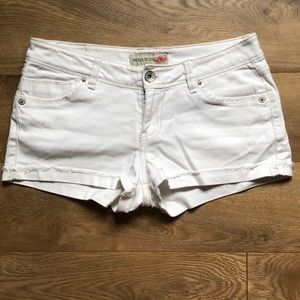 Paris blues white shorts size 9